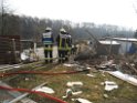 Gartenhaus in Koeln Vingst Nobelstr explodiert   P028